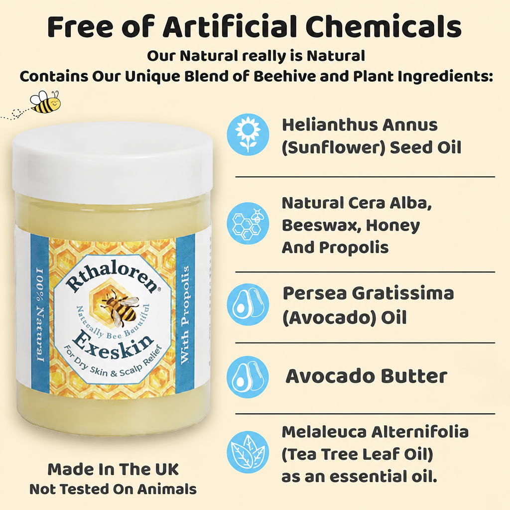 Rthaloren Bee 100% Natural skin Balm - Dry Skin & Scal